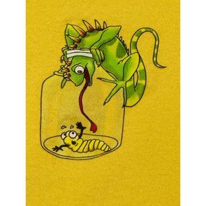 Yazbec Shirt Unisex Small Yellow Costa Maya Mexico Vacation Souvenir Crewneck